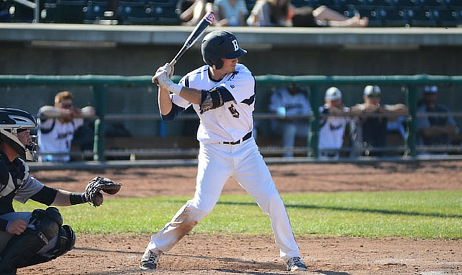 Luke Reinschmidt hit .370 in 2015 with 10 home runs, 56 runs batted and 47 runs scored. He was a First Team All-GNAC selection.